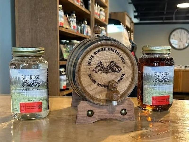 Blue Ridge Distillery's signature rum, brandy, and other small-batch spirits.